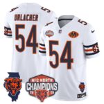 Brian Urlacher #54 Chicago Bears CHI 2025 NFC North Champions Patch Jersey V2 - All Stitched