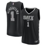 Victor Wembanyama San Antonio Spurs  Fast Break Player Jersey - Statement Edition - Black