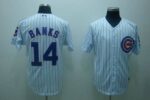 Chicago Cubs #14 Ernie Banks Stitched White Jersey