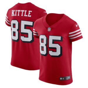 George Kittle San Francisco 49ers  Alternate Vapor Elite Jersey - Scarlet
