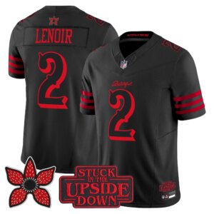 Deommodore Lenoir #2 San Francisco 49ers SF 'Rivalries x Stranger Things Edition' Vapor Limited Jersey - All Stitched