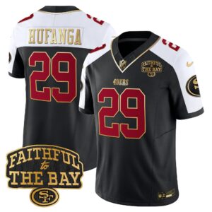 Talanoa Hufanga San Francisco 49ers Faithful To The Bay Patch Vapor Limited Jersey V8 - All Stitched