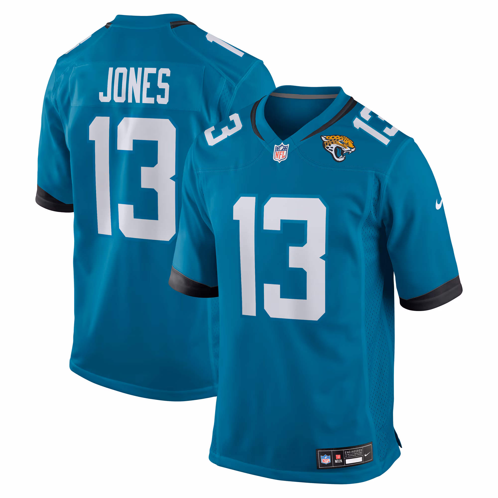 Tim Jones #13 Jacksonville Jaguars Team Game Jersey - Teal