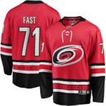 Jesper Fast Carolina Hurricanes Home Breakaway Jersey - Red