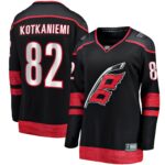 Jesperi Kotkaniemi Carolina Hurricanes Women's Home Breakaway Player Jersey - Black