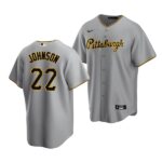 Men's Pittsburgh Pirates #22 Termarr Johnson 2022 Draft Jersey Gray Road