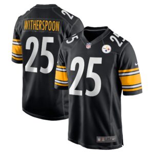 Ahkello Witherspoon Pittsburgh Steelers  Game Jersey - Black