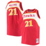 Dominique Wilkins Atlanta Hawks Mitchell & Ness Big & Tall Hardwood Classics Jersey - Red