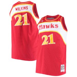 Dominique Wilkins Atlanta Hawks Mitchell & Ness Big & Tall Hardwood Classics Jersey - Red