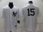 Men's  New York Yankees #15 Thurman Munson White Cool Base Stitched Jersey