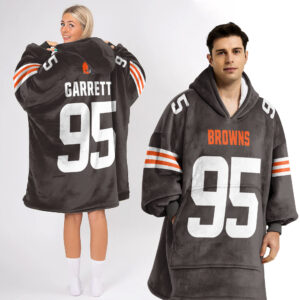 Adult M.G. 95 Cleveland Football Unisex Blanket Hoodie