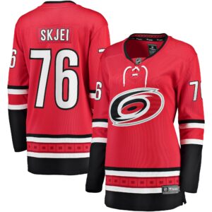 Brady Skjei Carolina Hurricanes Women's Breakaway Player Jersey - Red