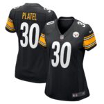 Carlins Platel Pittsburgh Steelers  Women's Game Player Jersey - Black