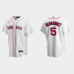 Men's Boston Red Sox #5 Enrique Hernandez Cool Base Home Jersey - White