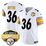 Jerome Bettis #36 Pittsburgh Steelers 2025 AFC North Division Champions Vapor Limited Jersey - All Stitched