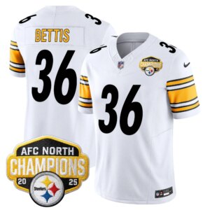 Jerome Bettis #36 Pittsburgh Steelers 2025 AFC North Division Champions Vapor Limited Jersey - All Stitched