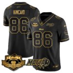 Dalton Kincaid #86 Buffalo Bills BUF 2025 Bills Mafia Patch Gold Vapor Limited Jersey - All Stitched
