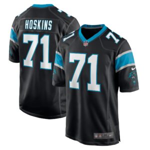 Phil Hoskins Carolina Panthers  Game Jersey - Black