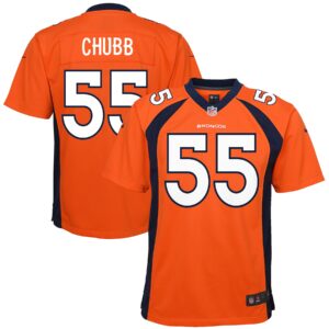 Bradley Chubb Denver Broncos  Youth Game Jersey - Orange
