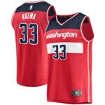 Kyle Kuzma Washington Wizards  Fast Break Replica Jersey - Icon Edition - Red