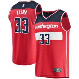 Kyle Kuzma Washington Wizards  Fast Break Replica Jersey - Icon Edition - Red