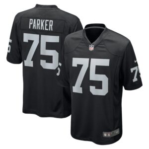 Brandon Parker Las Vegas Raiders  Game Jersey - Black
