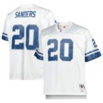 Barry Sanders Detroit Lions  Big & Tall 1996 Retired Player Replica Jersey - White