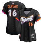 Women's San Francisco Giants Rafael Devers #16 Black City Connect Limited Player Jersey