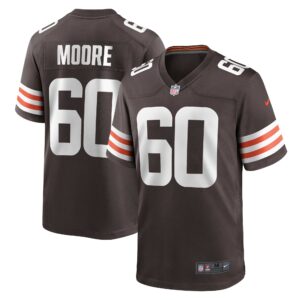 David Moore Cleveland Browns  Game Jersey - Brown