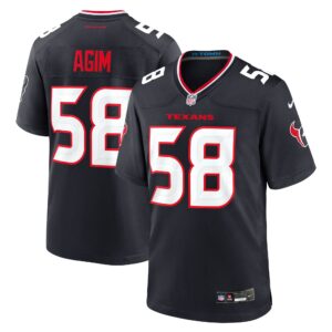 McTelvin Agim Houston Texans Team Game Jersey -  Navy