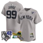 Aaron Judge #99 New York Yankees Jackie Robinson Patch Collection Limited Jersey - Gray