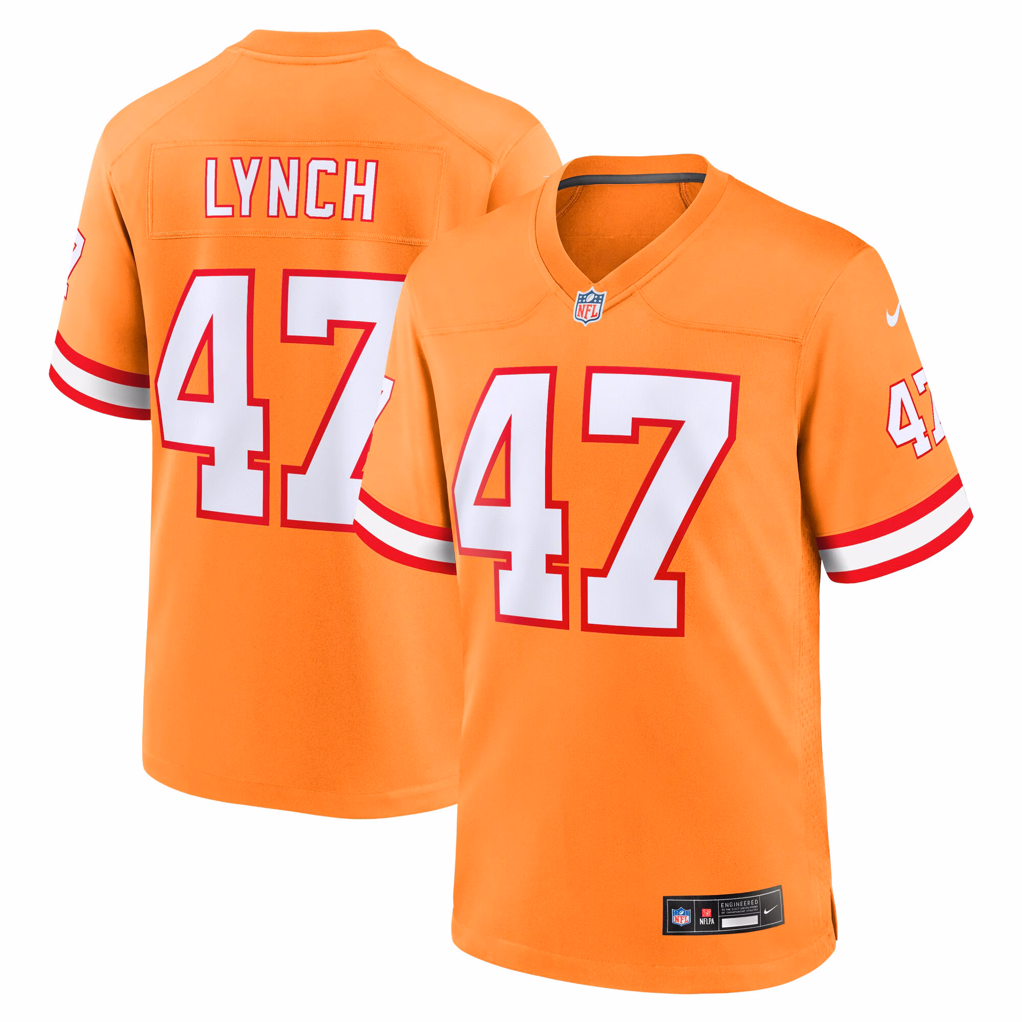 John Lynch Tampa Bay Buccaneers Youth Retired Player Game Jersey - Orange