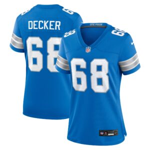 Taylor Decker Detroit Lions Women's Team Game Jersey -  Blue