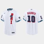 Men's Philadelphia Phillies #10 J.T. Realmuto White 2021 All-Star Game Jersey
