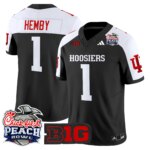 Roman Hemby #1 Ndiana Hoosiers IH 2026 Peach Bowl Vapor Limited Jersey - All Stitched