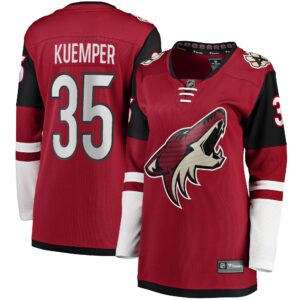 Darcy Kuemper Arizona Coyotes Women's Home Premier Breakaway Player Jersey - Garnet