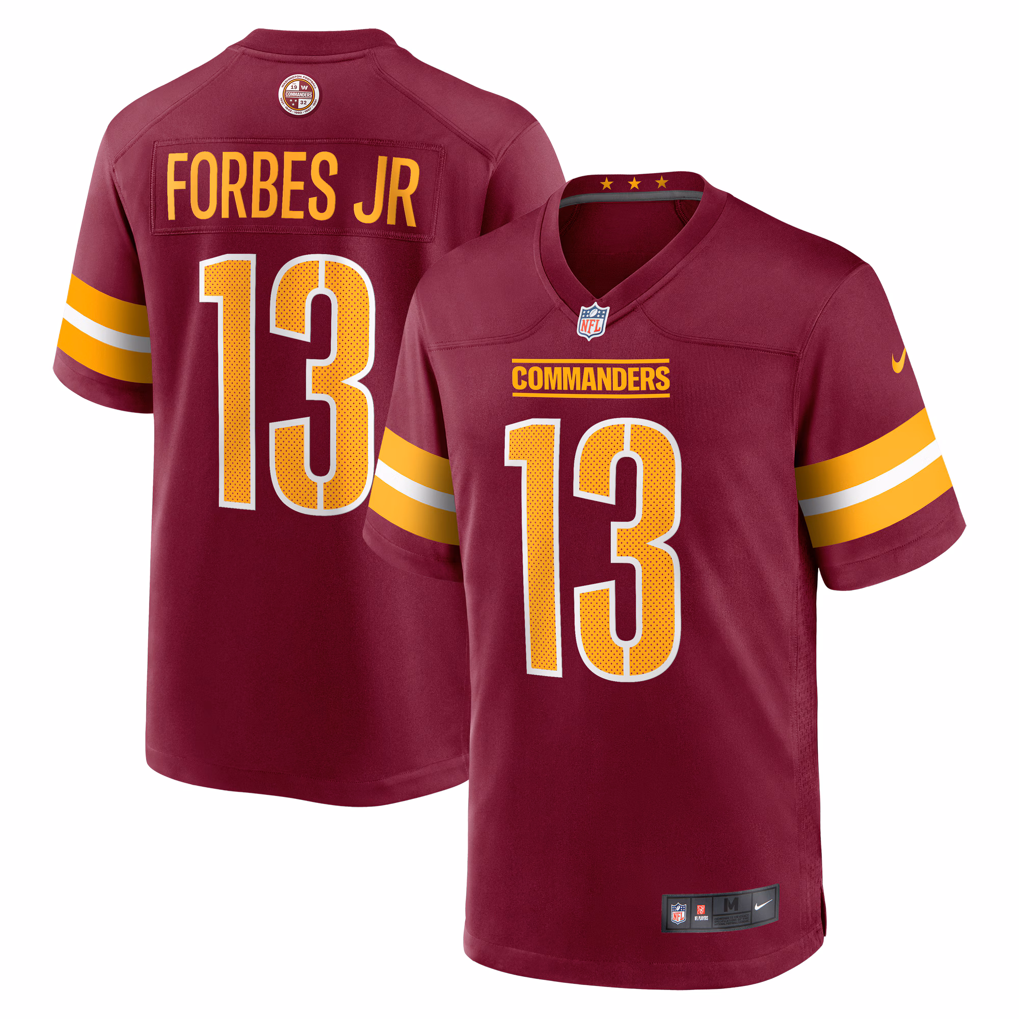Emmanuel Forbes Washington Commanders 2023 Draft First Round Pick Game Jersey - Burgundy