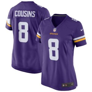 Kirk Cousins Minnesota Vikings  Women's Game Jersey - Purple
