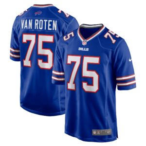 Greg Van Roten Buffalo Bills  Game Player Jersey - Royal