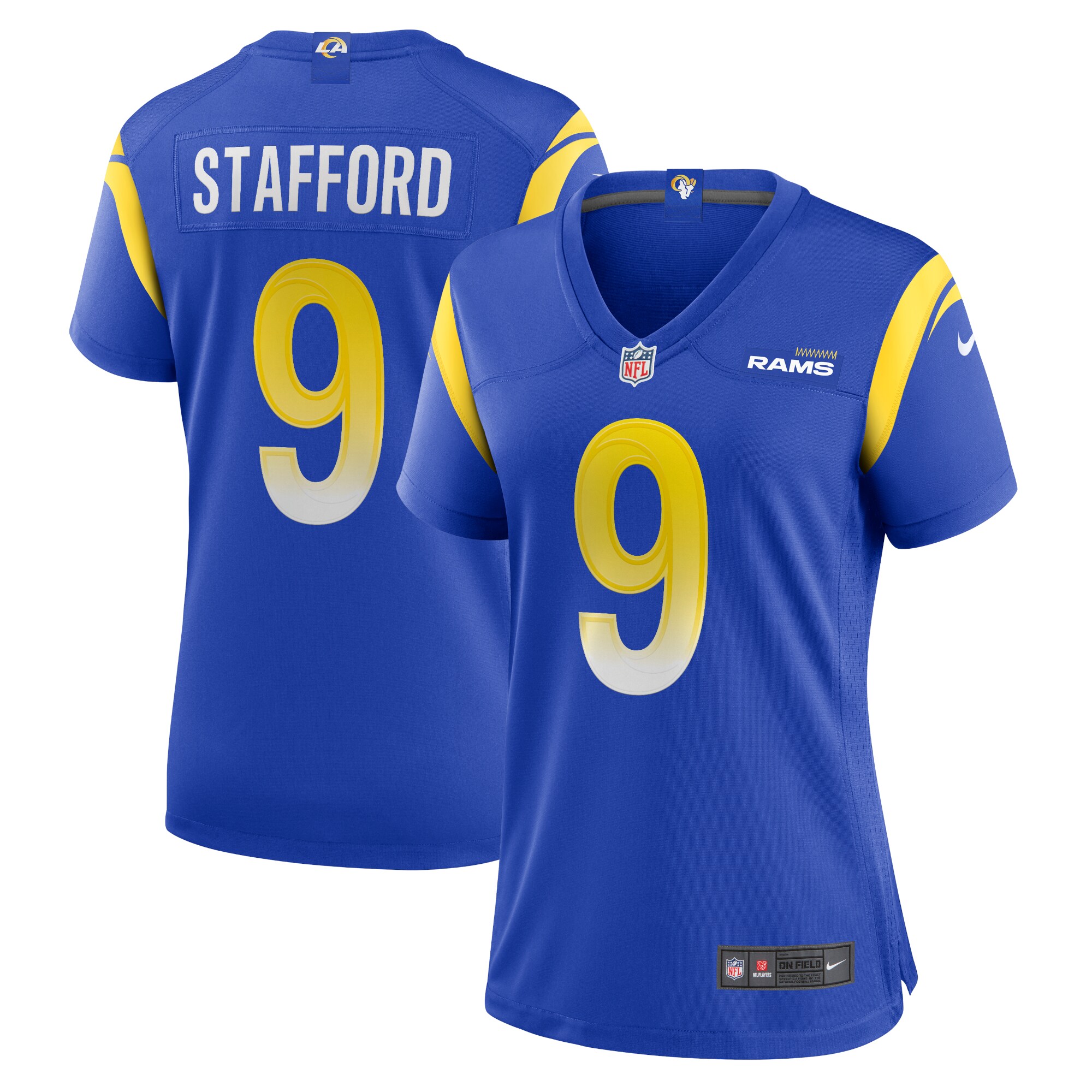 Matthew Stafford Los Angeles Rams Women's Player Jersey - Royal - Image 7