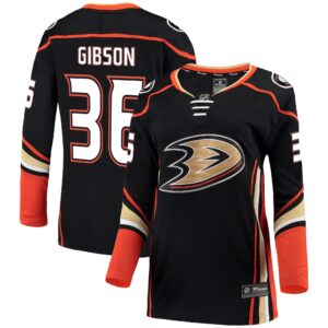 John Gibson Anaheim Ducks Women's Breakaway Jersey - Black