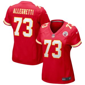 Nick Allegretti Kansas City Chiefs  Women's Game Jersey - Red