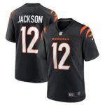Shedrick Jackson Cincinnati Bengals Team Game Jersey -  Black