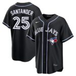 Anthony Santander #25 Toronto Blue Jays Fashion Replica Out Jersey - Black