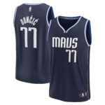Luka Doncic Dallas Mavericks  Fast Break Replica Player Jersey - Statement Edition - Navy