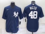 Men's New York Yankees #48 Anthony Rizzo Navy Cool Base Stitched Jersey