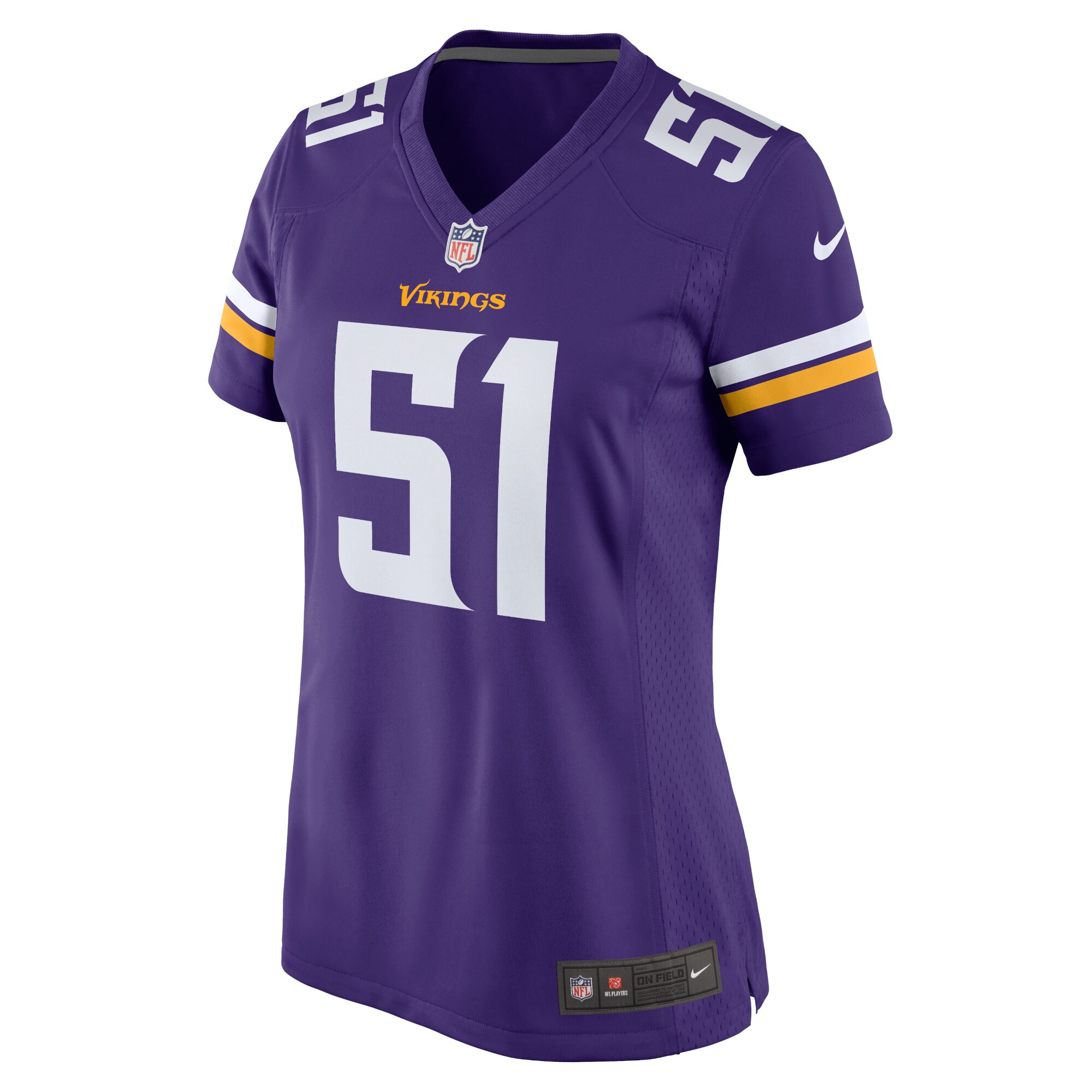Benton Whitley Minnesota Vikings Women's Home Game Player Jersey - Purple - Image 2