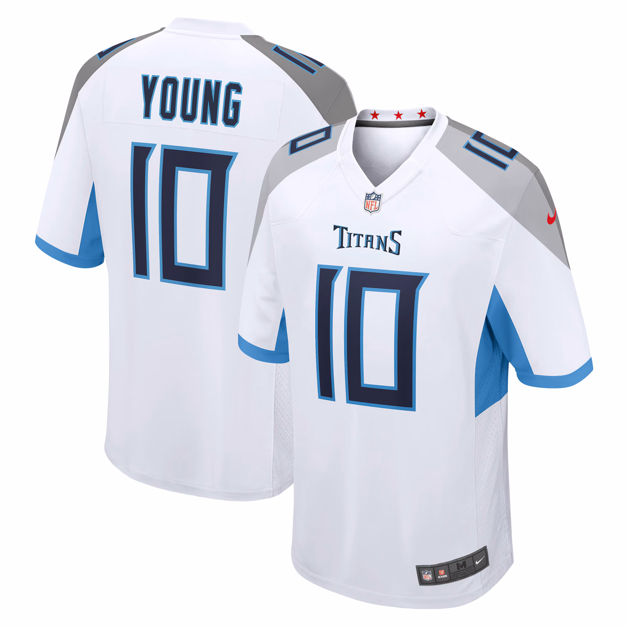 Vince Young #10 Tennessee Titans White Retired Player Game Jersey