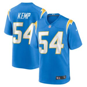 Carlo Kemp Los Angeles Chargers  Game Player Jersey - Powder Blue