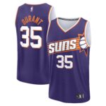 Men's Phoenix Suns Kevin Durant  Purple 2023/24 Fast Break Replica Jersey - Icon Edition